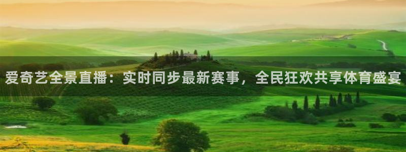 爱奇艺全景直播：实时同步最新赛事，全民狂欢共享体育盛宴